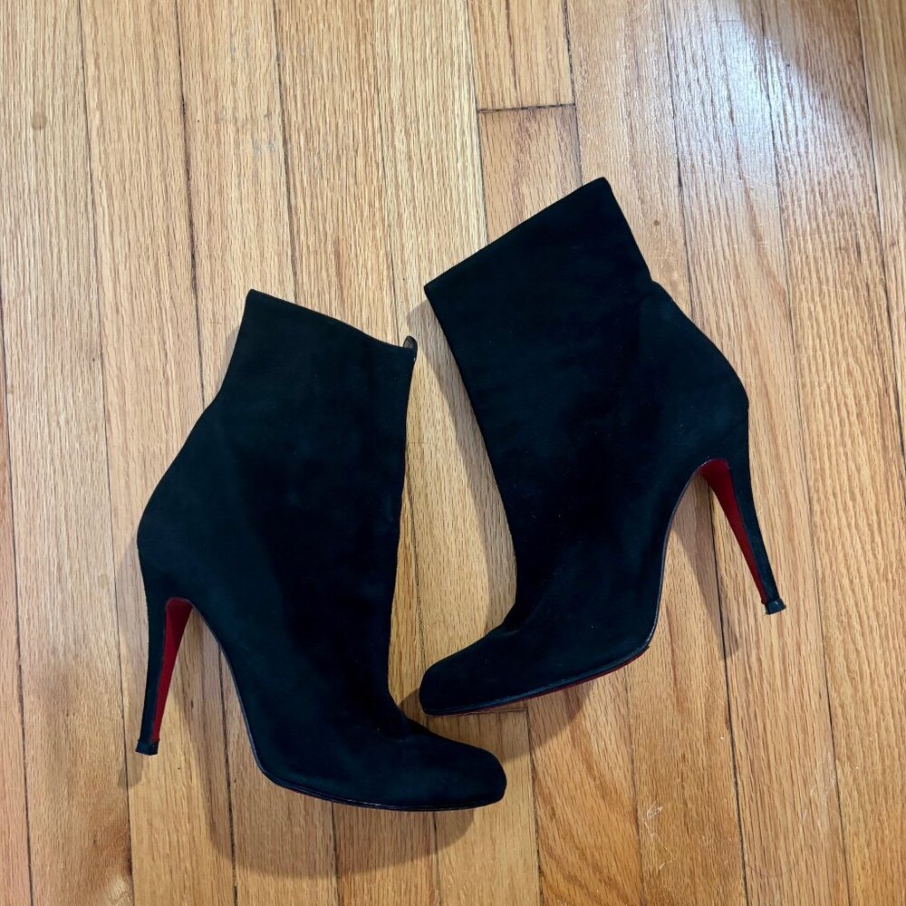 Christian Louboutin Suede Ankle Boots